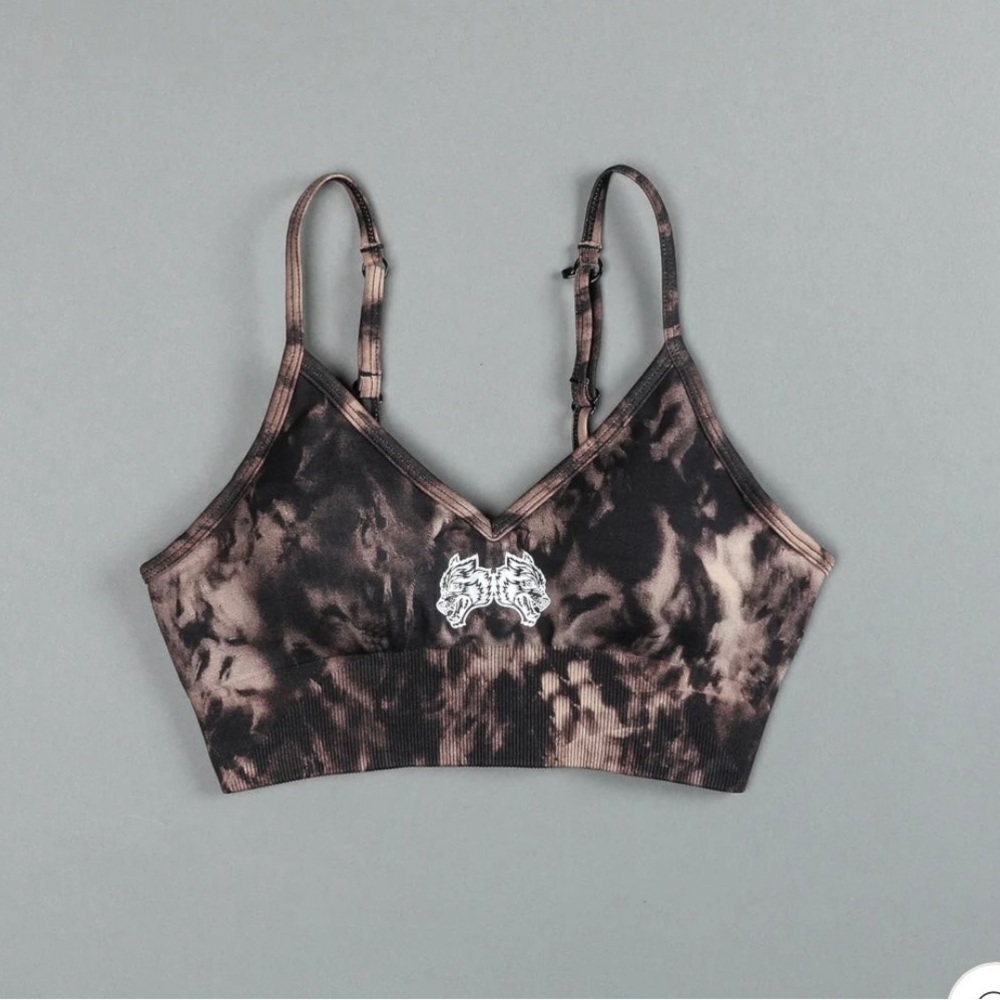 DARC SPORT TEDDY BEAR MARBLE SPORTS BRA ~ SMALL